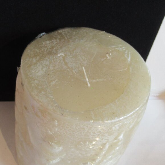 Vintage, Jumbo Christmas Candle, Snowmen, Trees, Snow, Holiday, 3 Wicks - Picture 4 of 6